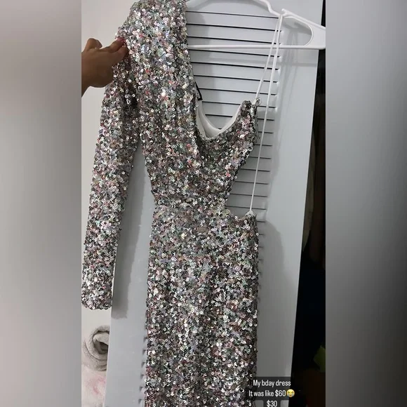 Fashion Nova | Dresses | Fashion Nova Sparkly Dress | Poshmark